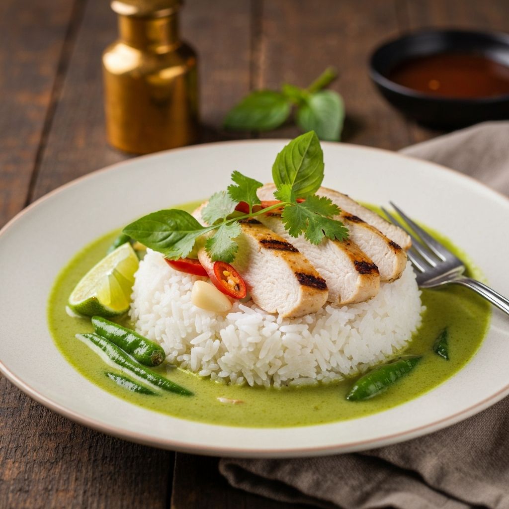 Green Curry with Jasmine Rice